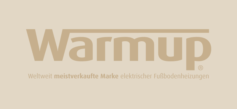 Warmup - Weltweit meistverkaufte Marke elektrischer Fußbodenheizungen