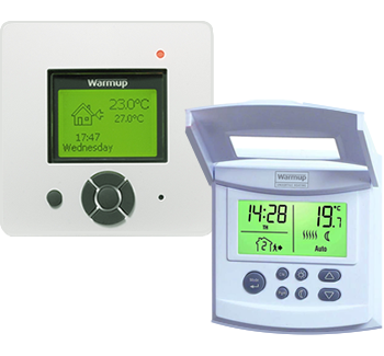 Thermostat-Auslaufmodell von Warmup