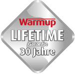 Warmup Lifetime-Garantie